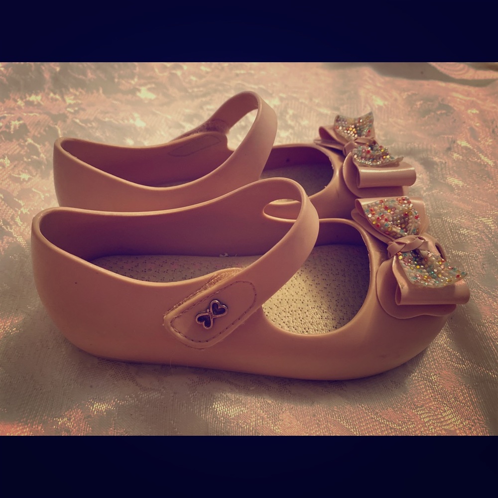 Pink ballerinas size 10 girl